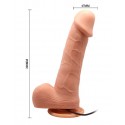 Вібратор на присосці з функцією ротації BARBARA 7,8 - Ken MULTI-SPEED VIBRATOR