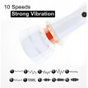 Вібромасажер Boss Series - Massager Super Powerful USB White 10 Function