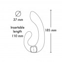 Вибратор Shunga - Miyo Intimate Massager Black, 10 режимов