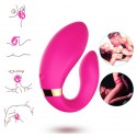 Вібромасажер для пар Boss Series з пультом ДК - Couple Vibrator Pink USB 9 Function