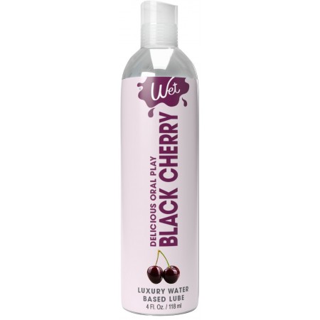 Лубрикант на водній основі Wet Oral Play Black Cherry, 118 мл, їстівний, без цукру
