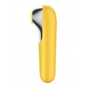 Смарт вибратор и вакуумный стимулятор 2-в-1 Satisfyer Dual Love Yellow