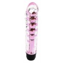 Вагінальний вібратор XESE Cristal Pink, довжина 17,5 см, діаметр 3,5 см