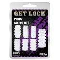 Набор из 7 насадок Penis Sleeve Kits - Clear