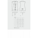 Костюм стюардессы Obsessive Stewardess Grey S/M