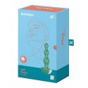 Анальний стимулятор-намистини з двома моторами Satisfyer Lolli-Plug 2 Green