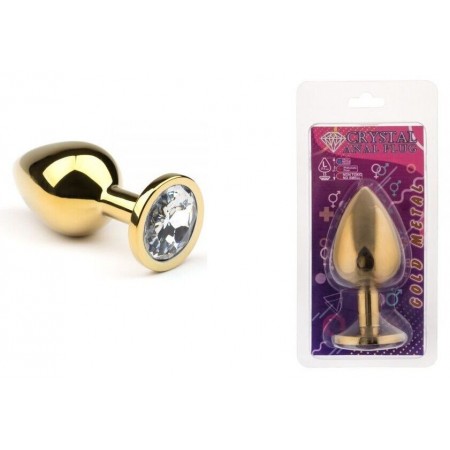 Анальная пробка, Gold Diamond, L