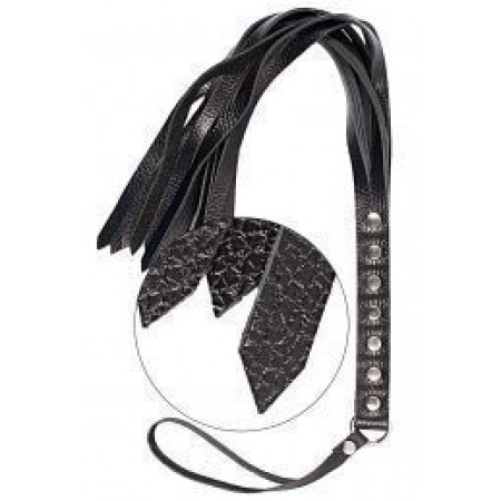 Флогер S&M Fancy Leather Floger Black,