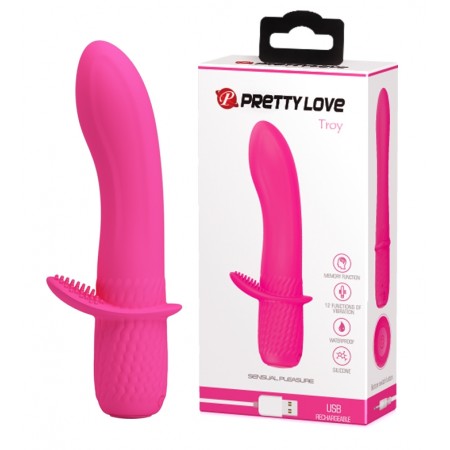 Вібратор Pretty Love Troy Pink,