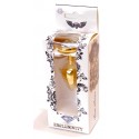 Анальная пробка Boss Series - Jewellery Gold Heart PLUG Clear S