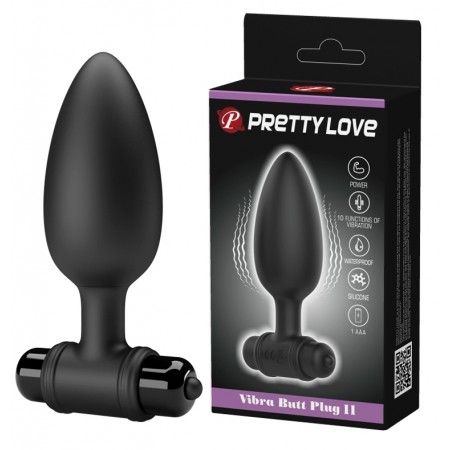 Анальный стимулятор с вибрацией Pretty Love Vibra Butt Plug II