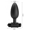 Анальный стимулятор с вибрацией Pretty Love Vibra Butt Plug II