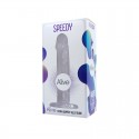 Прозрачный фаллоимитатор и насадка для страпона Alive Jelly Dildo Speedy, ТПЕ, длина 17,8 см