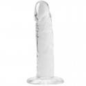 Прозрачный фаллоимитатор и насадка для страпона Alive Jelly Dildo Speedy, ТПЕ, длина 17,8 см