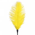 Щекоталка со страусиным пером Art of Sex - Feather Tickler, цвет Желтый