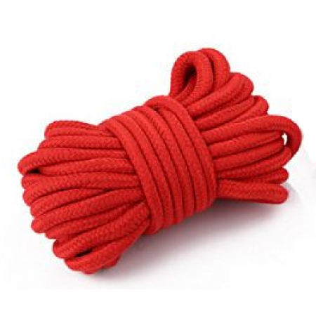Мотузка для бондажа 10M RED, 10 метрів