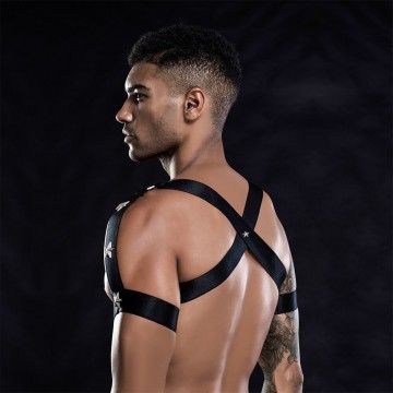 Купить - Еротичний комплект для чоловіків труси + портупея One Size Black