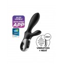 Универсальный смарт вибратор с подогревом Satisfyer Heat Climax +