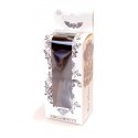Анальная пробка с хвостом Boss Series - Silicon PLUG Bunny Tail Black, размер S