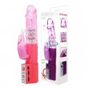 Вибратор с cтимулятором клитора Cute baby vibrator