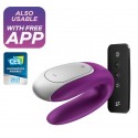 Вибромассажер для пар Satisfyer Double Fun Violet