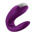 Вибромассажер для пар Satisfyer Double Fun Violet