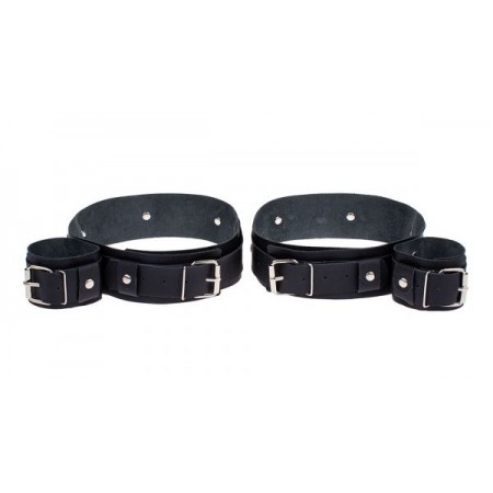 Фиксатор для запястий и бедер Fixation Me Thigh, Smooth Black