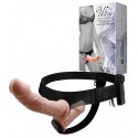 Страпон з вібрацією з 2-ма вібромоторами ULTRA PASSIONATE HARNESS STRAP-ON