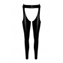 Легінси з відкритими стегнами Noir Handmade F323 Rebel wetlook chaps - M