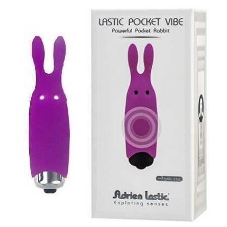 Вибропуля Adrien Lastic - Pocket Rabbit Purple,