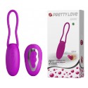 Віброяйце з дистанційним управлінням PrettyLove-DAVE 12 функцій USB