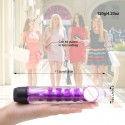 Вибратор гелиевый для женской мастурбации Luxurious Field, черный, 17,5 см