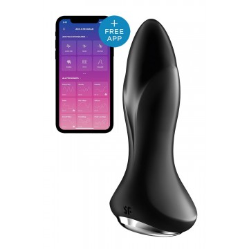 Купить - Анальна смарт-вібропробка із перлинним масажем Satisfyer Rotator Plug 1+ Black