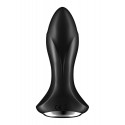 Анальная смарт вибропробка с жемчужным массажем Satisfyer Rotator Plug 1+ Black