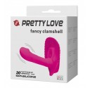 Вибробабочка с стимулятором клитора PRETTY LOVE - fancy clamshell
