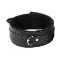 Ошейник с мехом, BLACK