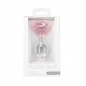 Стеклянная анальная пробка Pillow Talk - Rosy- Luxurious Glass Anal Plug