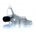 Эрекционное вибро кольцо BOSS - Dolphin Vibro CockRing Clear