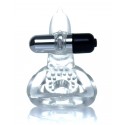 Эрекционное вибро кольцо BOSS - Dolphin Vibro CockRing Clear