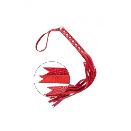 Флогер S&M Fancy Leather Floger Red