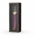 Мультифункціональний вібратор Zalo — Bess 2 Velvet Purple, 4 насадки, підігрів