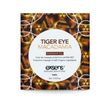 Пробник массажного масла EXSENS Tiger Eye Macadamia, 3мл