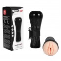 Вагіна - мастурбатор із вібрацією Boss Series: Vibrating Vagina cyber skin - Latarka