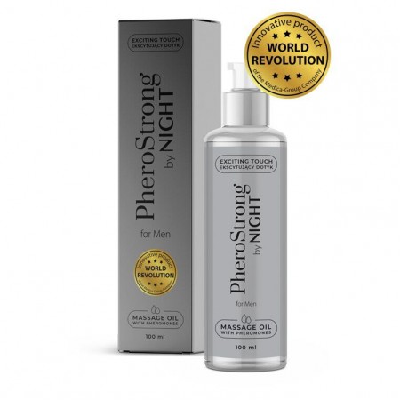 Массажное масло с феромонами PheroStrong By Night for Men, 100 мл