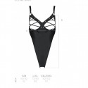 Боди из экокожи CELINE BODY black S/M - Passion: с доступом, открытый