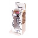 Анальная пробка Boss Series - Jewellery Dark Silver PLUG Pink, размер S