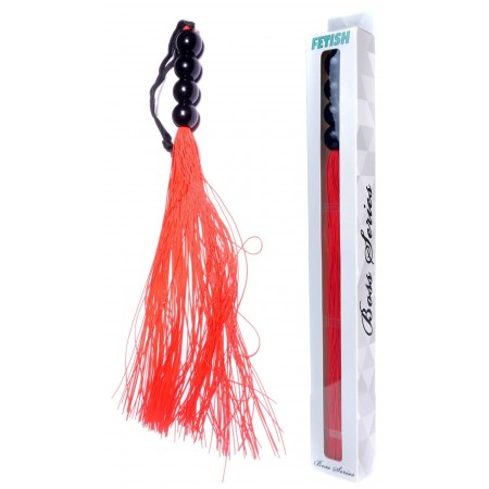 Силіконовий флогер ( длина 37 см ) Fetish Boss Series - Silicone Whip Red 14