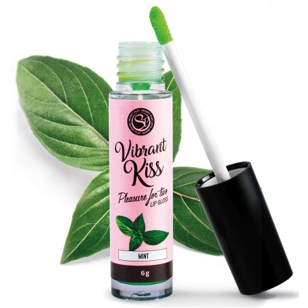Блеск для губ с эффектом вибрации Secret Play - LIP GLOSS Vibrant Kiss Mint, 6 г