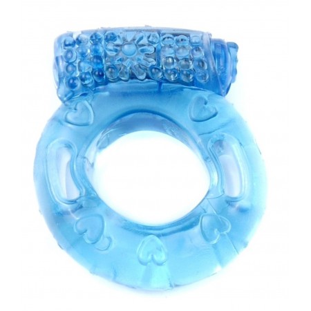 Ерекційне вібро кільце BOSS Vibrating Cock Ring Blue