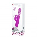 Вібратор з стимулятором клітора і ротацією - JULIAN